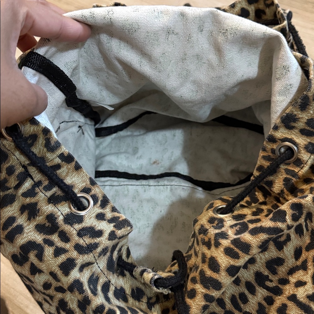 Victoria's Secret Leopard Print Backpack - Picture 3 of 3